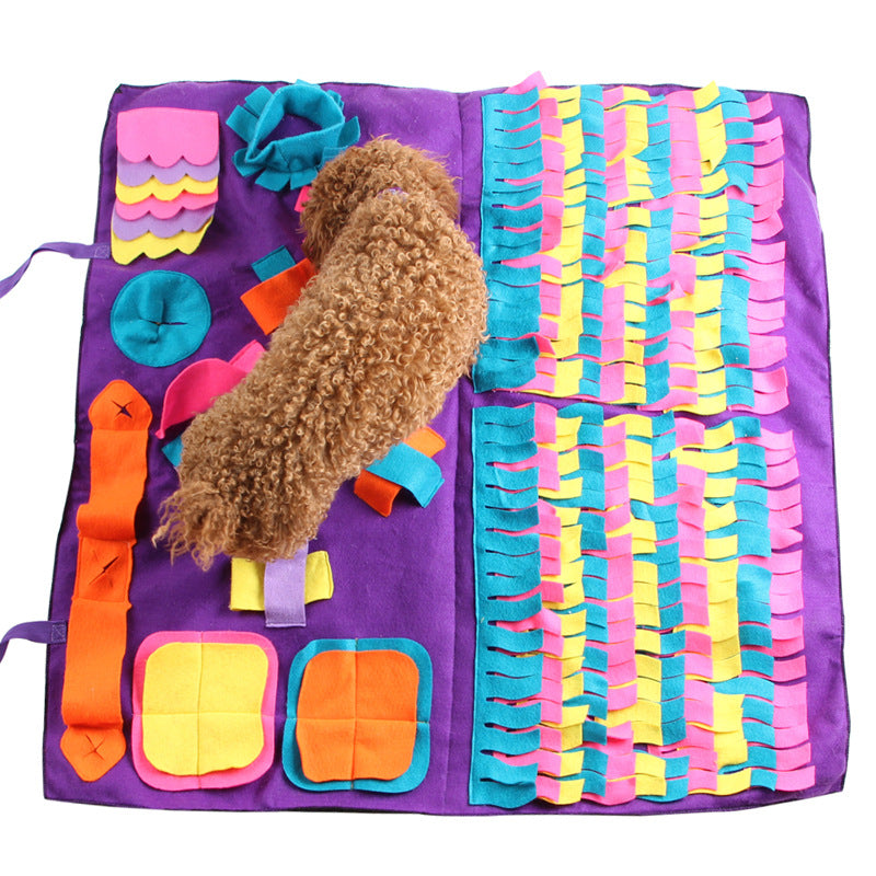 Polyester snuffle mat